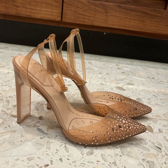 Disney Cinderella x Aldo Rhinestone “Glass Slipper”  Heels Limited Addition POC - Picture 3 of 12